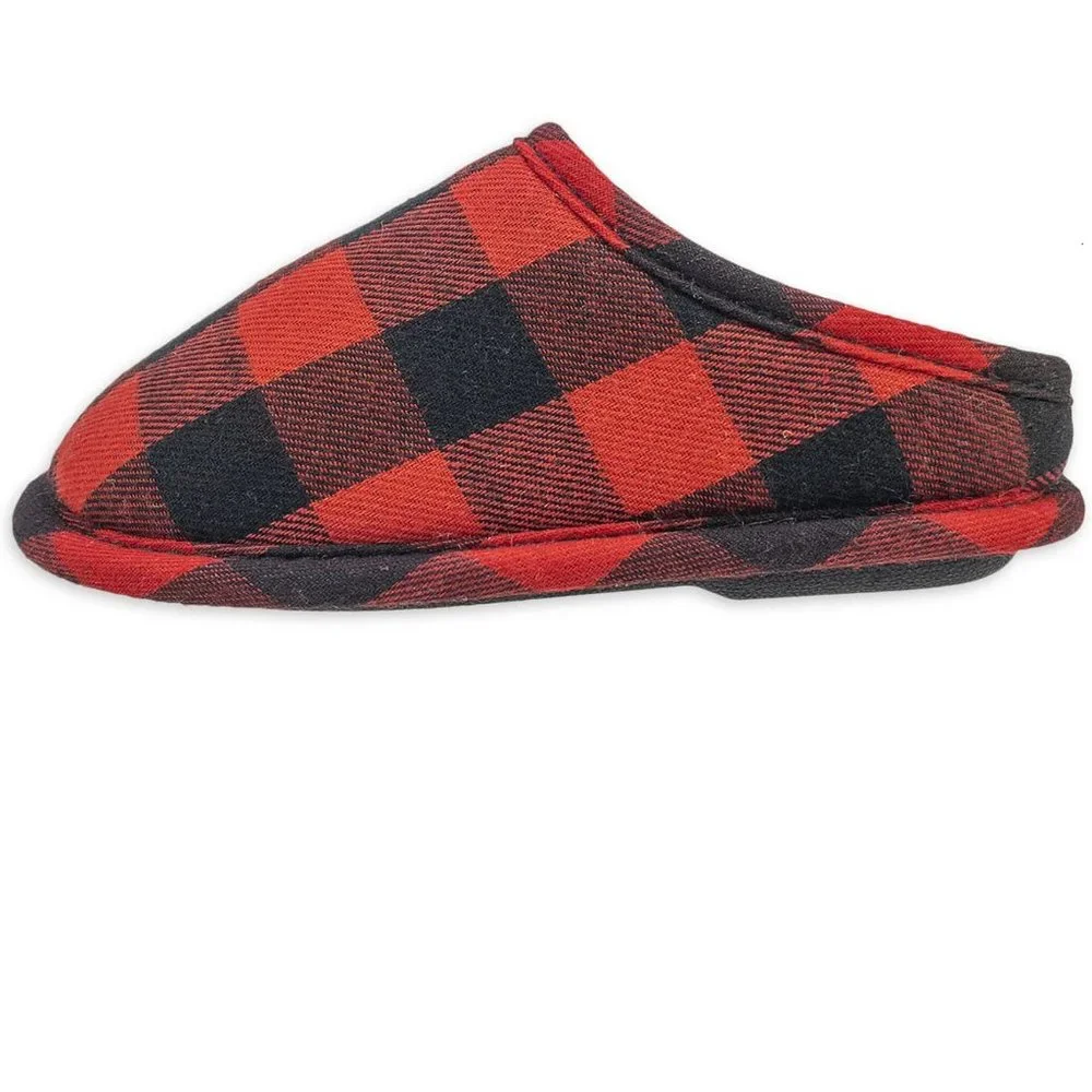 Toddler Boys Girls Kids BUFFALO CHECK Slippers Size 7/8 9/10 11/12 13/1 NWT